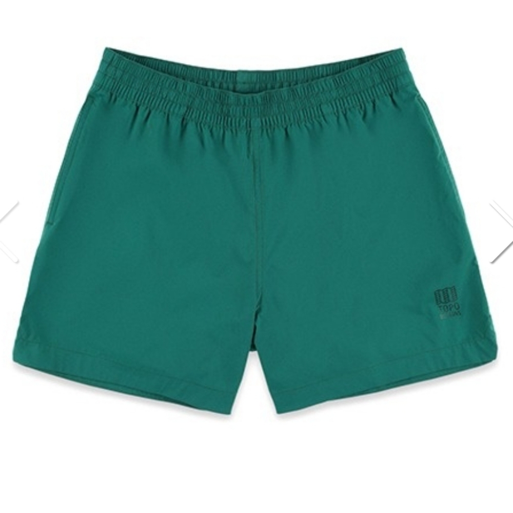 Topo Desing Womens Tech Shorts Lightweight Juniper Size S.